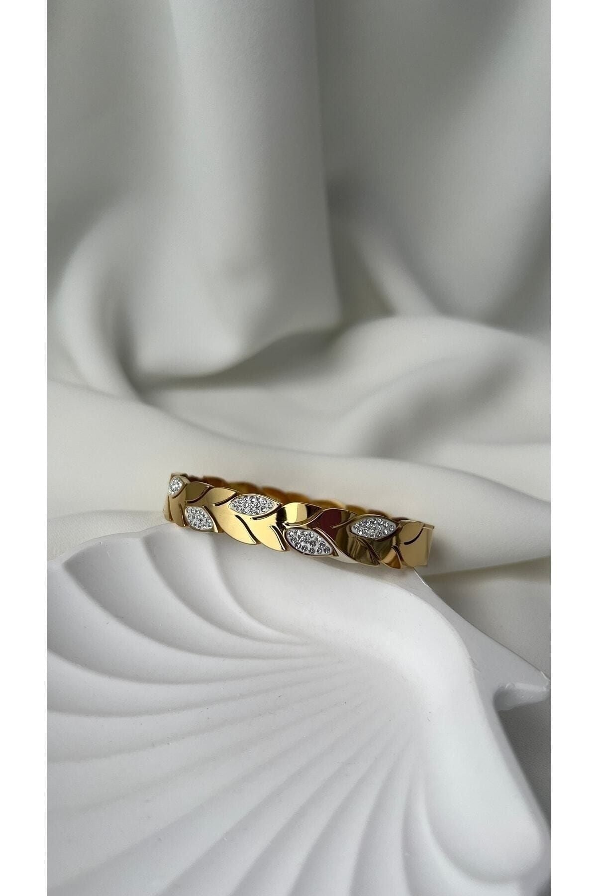 Crystal Leaf Handcuff-Designer Inspired
