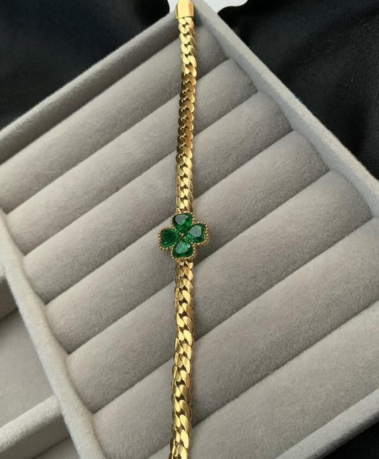 Sleek Clove Stainless Steel Bracelet