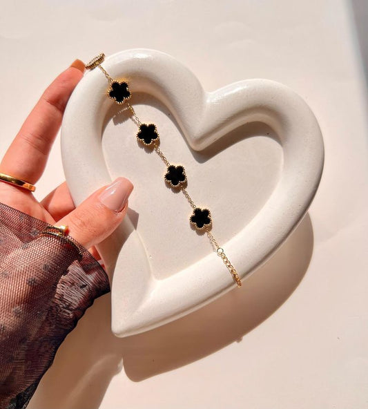 Premium Four-Leaf Clover Bracelet