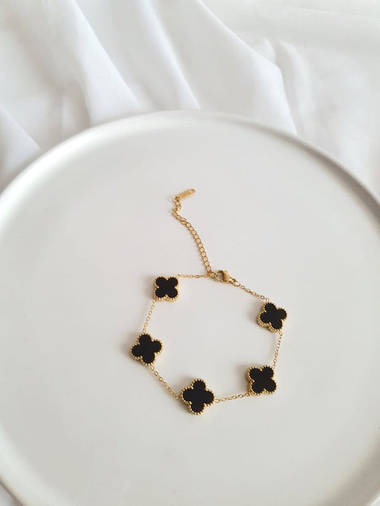 Premium Four-Leaf Clover Bracelet