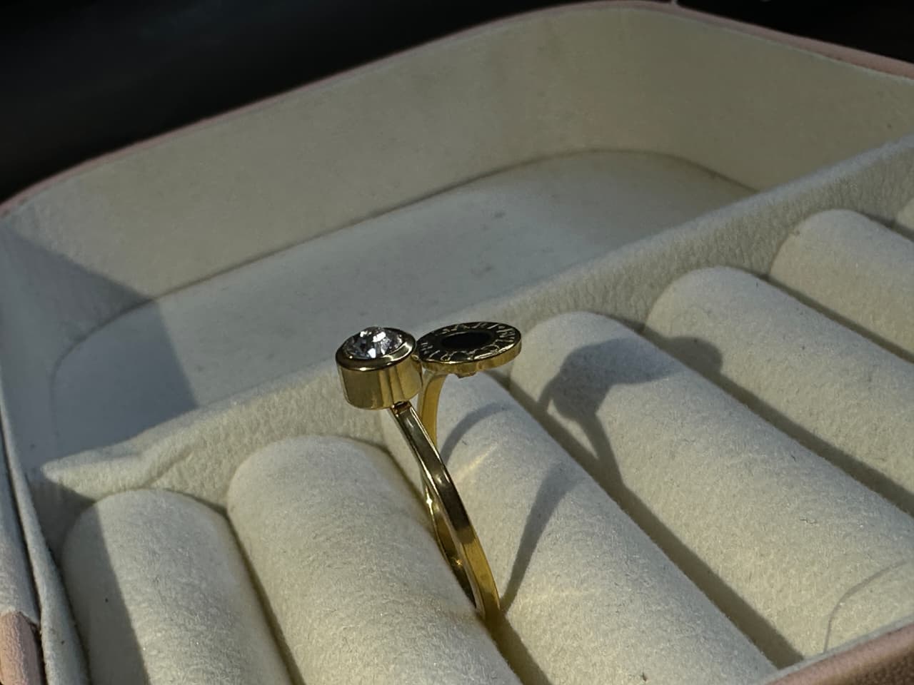 Roman Geometric pattern style ring