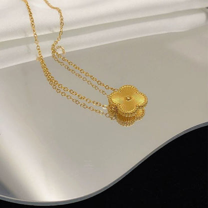 Golden  Clover Pendent