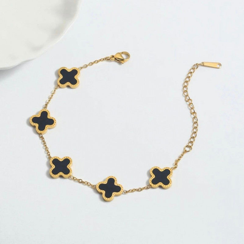 Premium Four-Leaf Clover Bracelet