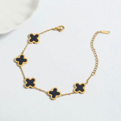 Premium Four-Leaf Clover Bracelet
