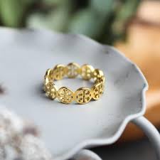 Tory Burch Frozen Logo Ring